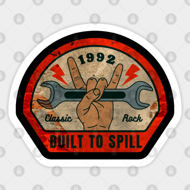 Built To Spill // Wrench Sticker by OSCAR BANKS ART